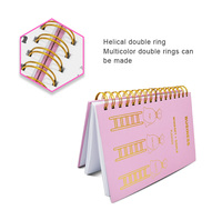 Carnet de notes personnalisé à spirale, couverture rigide, A4 A5, avec logo doré, pour journalisation quotidienne et hebdomadaire, bien-être, fitness et écriture