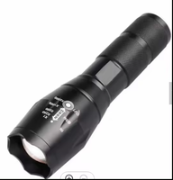 Mini lampe torche LED multi-modes en alliage d'aluminium, portable, fonctionnant avec des piles AAA, modes Haute/Moyenne/Basse/Flash/SOS, 30000