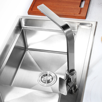 20013 Offre Spéciale style moderne nickel brossé robinet d'évier 304SS robinet de CUISINE