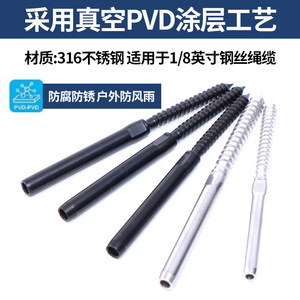 Tornillos para madera de acero inoxidable Huifeng, conectores de tornillos negros y plateados, herrajes para sujeción de madera - Product Image 3
