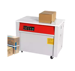 Máquina flejadora de cajas de doble motor con banda PP/PET de plataforma alta/baja para embalaje de cartón, libros y papel - Product Image 2