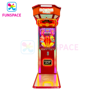 เครื่องเกมชก<span class=keywords><strong>มวย</strong></span>แบบใช้เหรียญของ Funspace อุปกรณ์สำหรับความบันเทิงกีฬาอาเขตพร้อมของขวัญและทิกเกอร์ - Product Image 3