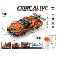 275 pièces de briques de construction éducatives en plastique ABS de couleur verte, série rapide, échelle 1:20, pour voiture RC