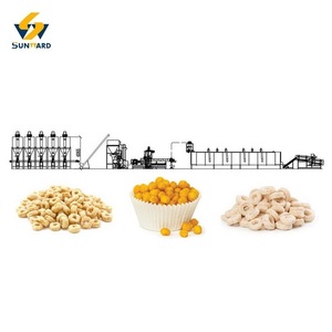 Expanded Rice Snack Extruder Double-Screw <strong>Extrusion</strong> <strong>Machinery</strong> for Puffed Rice <strong>Food</strong> Processing - Product Image 1