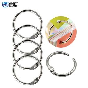 Decorative Metal Loose Leaf Rings Stainless Steel Binder Rings for Scrapbooking Journaling - Product Image 2