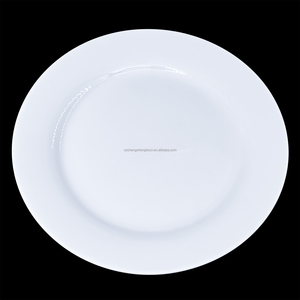 Tùy Chỉnh Trắng Gốm Bữa Ăn Tối Tấm Thân Thiện Với Môi Sứ Bộ Đồ Ăn Cho Nhà Nhà Hàng Cho Cá Nhân Biểu Tượng Bên - Product Image 2