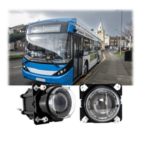 Phare de position avant Led 90mm 45W Phares de bus LED ronds de 3.5 pouces pour voitures universelles d'autobus