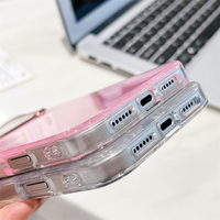 Coque de téléphone antichoc transparente avec placage laser pailleté effet coquille arc-en-ciel pour iPhone 17 Air 16 15 14 13 12 Pro Max Plus