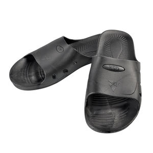 Pantuflas Negras de SPU Suaves y Cómodas Antideslizantes y Antiestáticas para Sala Blanca, Zapatillas <span class=keywords><strong>ESD</strong></span> de Seguridad y Protección para Taller Industrial - Product Image 3