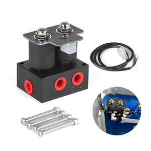 Vanne solénoïde à 2 positions pour suspension pneumatique YC102638 2P en alliage d'aluminium pour mise à niveau et modernisation avec support et câblage - Product Image 3