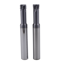 Fraises en bout en carbure monobloc à trois dents ODM/OEM M1 à M14 HRC60 personnalisable