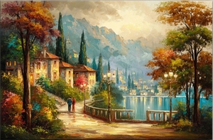 Pintura al óleo <span class=keywords><strong>de</strong></span> paisaje <span class=keywords><strong>de</strong></span> bosque <span class=keywords><strong>de</strong></span> <span class=keywords><strong>Otoño</strong></span> <span class=keywords><strong>de</strong></span> alta calidad pintura al óleo abstracta pintada a mano para la decoración <span class=keywords><strong>de</strong></span> la sala <span class=keywords><strong>de</strong></span> estar del hogar - Product Image 5