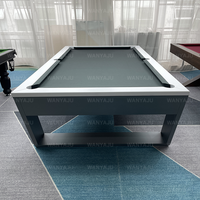 Dernière table de billard personnalisée en usine Table de billard rustique bon marché 9 pieds Table de billard moderne convertible 8 pieds Multi 3 en 1 pour la maison
