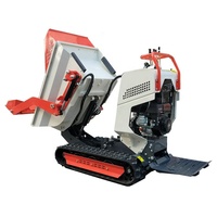 Schnelle Lieferung Mini Track Dumper 800kg 1000kg Mini Dump Truck Elektro Crawler Mini Dumper