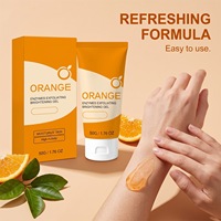 Gel Exfoliant Éclaircissant à l'Enzyme d'Orange en Promotion – Nettoyant en Profondeur, Éliminateur de Peaux Mortes, Hydratant Visage, Gel Gommant Délicat