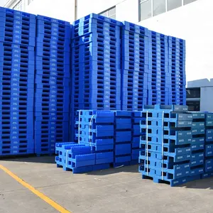 Heavy weight reversible plastic pallet warehouse storage stacking use