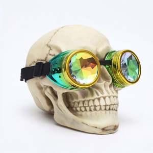 Gafas Steampunk Caleidoscopio de Moda, Unisex, Vintage, para Cosplay, Coloridas, Punk, con Logotipo Personalizado, Venta al Por Mayor - Product Image 3