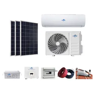 18000BTU Sistema de control independiente Transferencia de calor eficiente DC Instalación portátil Aire acondicionado solar