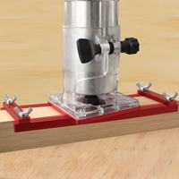 L-HT110-3 2-en-1 fixation invisible support de rainurage rainurage central adapté au rainurage du travail du bois de meubles d'armoire