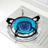 Feuilles de protection en aluminium anti-graisse pour brûleurs de cuisinière à gaz