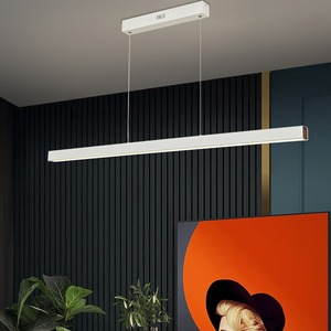 โคมไฟเพดานแบบเส้นตรงสไตล์มินิมอลสมัยใหม่ ไฟ LED สีขาว หัวเดียว สำหรับสำนักงาน บาร์ และสถานที่พักผ่อน - Product Image 4