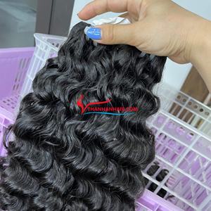 Extensión de cabello humano rizado birmano a vapor, máquina de color negro natural, cabello de doble trama, alta calidad, listo para enviar - Product Image 1