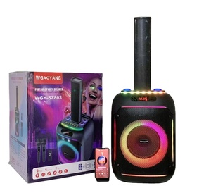 WGY-SZ803 <span class=keywords><strong>2025</strong></span> Hot Bán ngoài trời J.<span class=keywords><strong>BL</strong></span> DJ bên hộp BT Loa di động có tính năng đầy màu sắc ánh sáng Microphone 80 Wát loa siêu trầm - Product Image 1