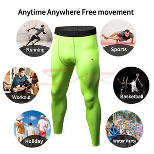 กางเกงเลกกิ้งสำหรับผู้ชายผ้าทอแบบถักมีกระเป๋าผ้ายืดหยุ่นสูงแห้งเร็วใส่สบาย - Product Image 3