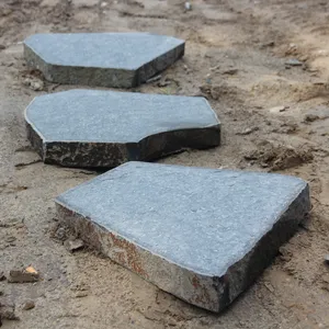 Natürliche unregelmäßige Step Stone Pathway Pflaster grau rostige Basalt fertiger für Garden Yard Park Pathway Fußweg