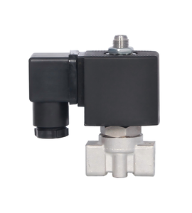Vanne solénoïde 3 voies en laiton et acier inoxydable pour eau, air, 12V, 24V, AC220V, machine à café - Product Image 1