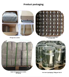 Bolas de Acero Inoxidable <span class=keywords><strong>AISI</strong></span> <span class=keywords><strong>420</strong></span> en Miniatura de Alta Precisión y Bajo Precio, 0.35mm-3mm, Superficie Pulida, <span class=keywords><strong>Dureza</strong></span> <span class=keywords><strong>HRC</strong></span> 55-60, Alta Durabilidad - Product Image 5