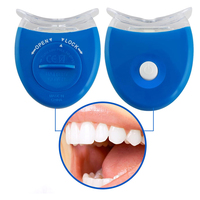 Système de blanchiment dentaire LED 1.5 lumière, blanc et bleu, appareil de blanchiment dentaire en plastique pour usage domestique, DIY, effet blanchissant exceptionnel