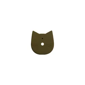 Personalizado rosto Gato Reutilizável Silicone Copo De Café Cobre Universal Tampa Do Copo De Chá Silicone Ao Ar Livre Anti-poeira Bebida Tampa