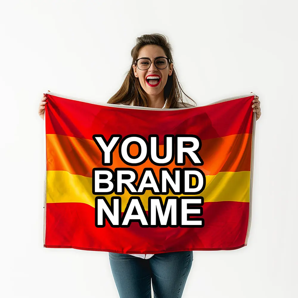 Custom Flag 3x5 Ft Customized Flags Banners - Personalize Print Your Own Logo/Design/Words/Text - Vivid Color