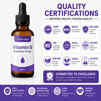 Complément Énergétique Liquide Halal de Vitamines B (B1, B6, B12) – Gouttes de Vitamine B Complexe
