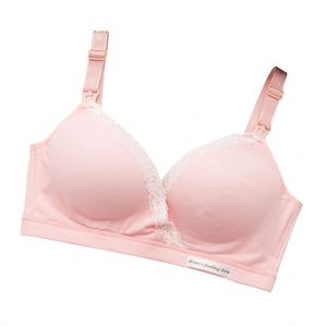 CX501 <span class=keywords><strong>reggiseno</strong></span> da <span class=keywords><strong>allattamento</strong></span> senza anello in acciaio pizzo sottile comodo biancheria intima di maternità Plus Size bottone frontale <span class=keywords><strong>reggiseno</strong></span> per <span class=keywords><strong>allattamento</strong></span> - Product Image 6