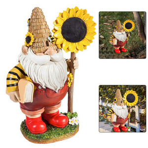 Statua di Gnomo da Giardino e Decorazione per Esterni: Ornamento Perfetto per Adornare Cortili e Prati Un eccellente regalo per il giardinaggio - Product Image 1