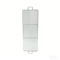 Plateau en maille pour barbecue en acier inoxydable 304 avec poignées, résistant à la chaleur pour grillades et four. Tailles personnalisées, échantillons et exportation.
