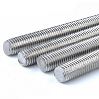 Barre filetée en acier inoxydable de haute précision Acme M5 DIN975 DIN976 Barre filetée galvanisée