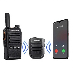 TD-LYSM-01 TIDRADIO <b>Wireless</b> Handheld Speaker <b>Microphone</b> for TD-H3 Plus Two Way Radio Type-C Charging PTT Mic L835 - Product Image 1