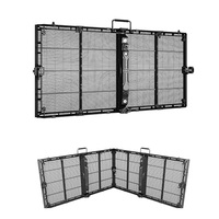 Écran LED transparent holographique Muxwave 3D flexible intérieur/extérieur en verre transparent