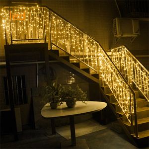 Tira de luces led para ventana de casa, cortina, <span class=keywords><strong>estrella</strong></span>, diwali, Bombilla de bola, decoración interior para el hogar, césped, jardín, fiesta en casa - Product Image 3