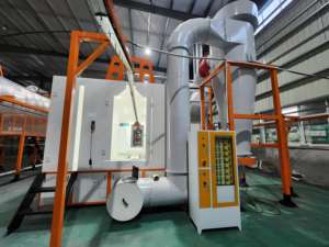 Ligne de revêtement en poudre automatique électrostatique <span class=keywords><strong>MAGE</strong></span> pour la finition de surface des profilés en aluminium - Product Image 4