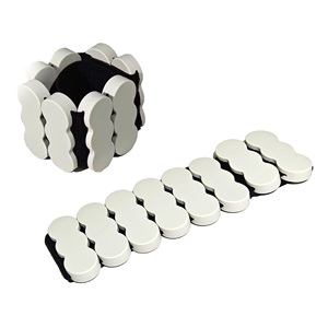 <span class=keywords><strong>Pesi</strong></span> da 2 libbre in silicone per caviglie e polsi, regolabili con velcro, ideali per allenamento di forza in <span class=keywords><strong>palestra</strong></span> e pilates a <span class=keywords><strong>casa</strong></span> - Product Image 4