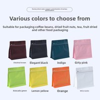 Sachet de café avec valve, anti-odeur, en PE, refermable, pour emballage de thé et fruits secs, capacité 1/4 livre