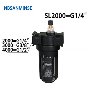 เครื่องจ่ายน้ำมันหล่อลื่นแบบละอองน้ำมัน NBSANMINSE รุ่น SL-04 ตัวประมวลผลลมแบบนิวแมติก แรงดันสูงสุด 1.0MPa - Product Image 2