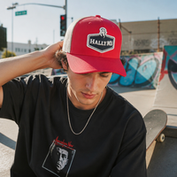 Casquette Trucker Personnalisée de Haute Qualité avec Dos en Maille, Casquette de Baseball Rouge et Blanche, Casquette Snapback de Luxe, Vente en Gros, Service OEM