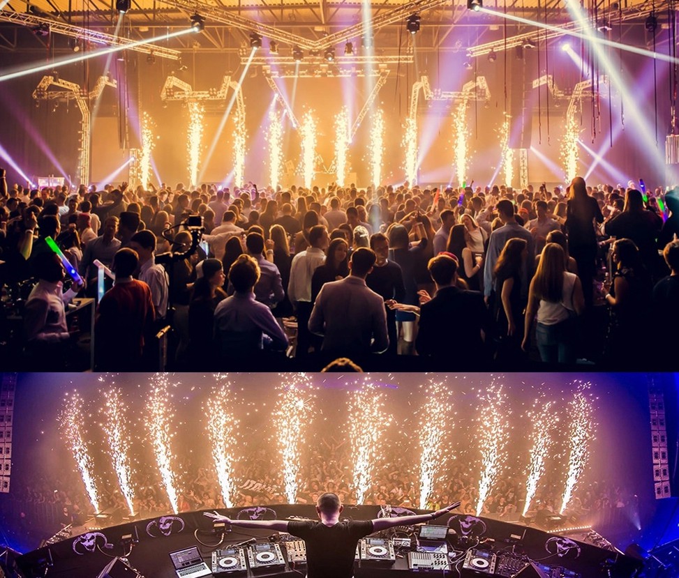 600W Electric Sparkler - Cold Pyro Machine for Events