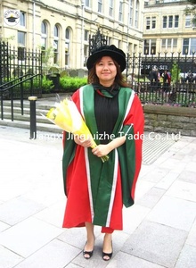 Professor Graduation Robe de doctorat noire et robe de graduation à capuche Robes de graduation de <span class=keywords><strong>professeur</strong></span> - Product Image 4