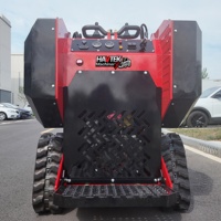 Pelle d'équilibre de voie diesel Mini chargeuse compacte chargeuse compacte à chenilles avec chargeur équilibré et stable de direction de dérapage